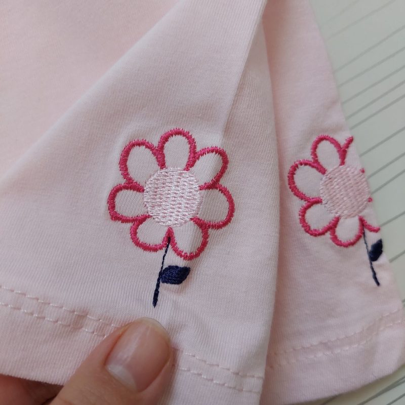 بلوز شلوار دخترانه گل‌گلی پاپیون دار وچیون(۵ تا ۹ سال) - Image 9