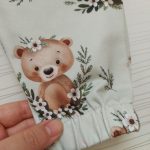 بلوز شلوار نگین دار دخترانه طرح خرس(۱ تا ۱۰ سال) - Image 5