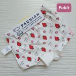 شورت پادار دخترانه طرح توت فرنگی پک دو عددی(۲ تا ۱۰ سال) - Image 2