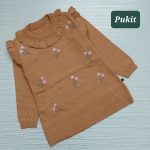 تونیک بافت دخترانه گل بابونه(۲ تا ۹ سال) - Image 6