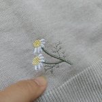 تونیک بافت دخترانه گل بابونه(۲ تا ۹ سال) - Image 10