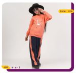 بلوز شلوار دخترانه طرح فلامینگو(۴ تا ۹ سال) - Image 5