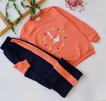 بلوز شلوار دخترانه طرح فلامینگو(۴ تا ۹ سال) - Image 4
