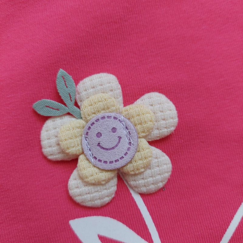 بلوز دخترانه طرح گل برجسته(۲ تا ۸ سال) - Image 9