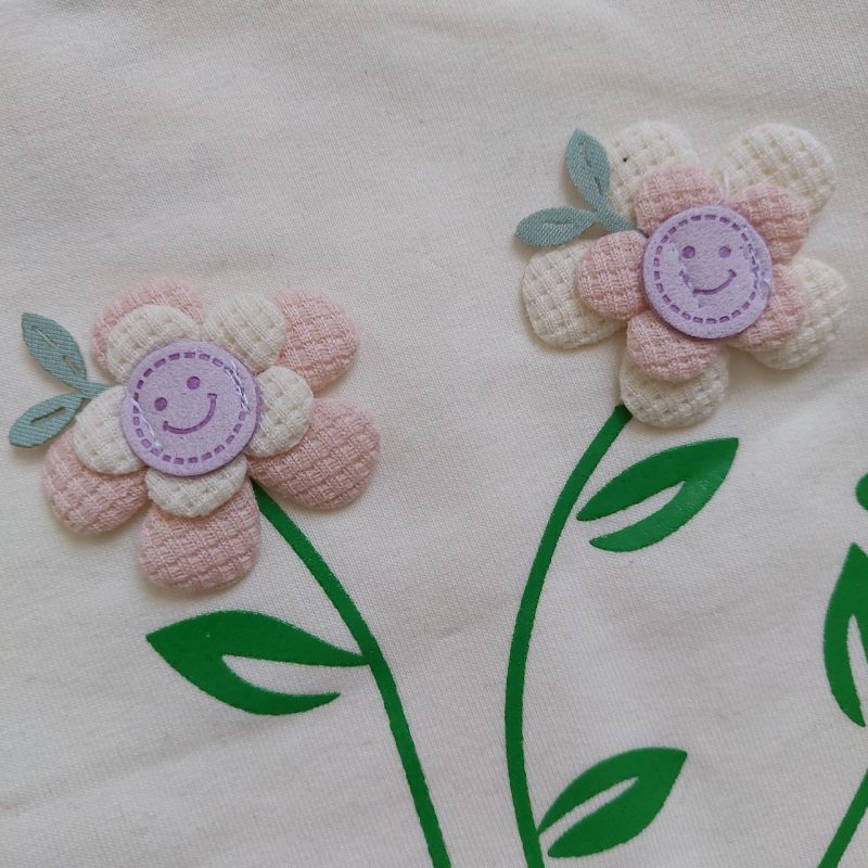 بلوز دخترانه طرح گل برجسته(۲ تا ۸ سال) - Image 7