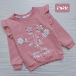 بلوز دخترانه طرح گل برجسته(۲ تا ۸ سال) - Image 4