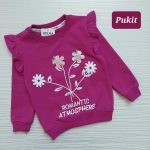 بلوز دخترانه طرح گل برجسته(۲ تا ۸ سال) - Image 5