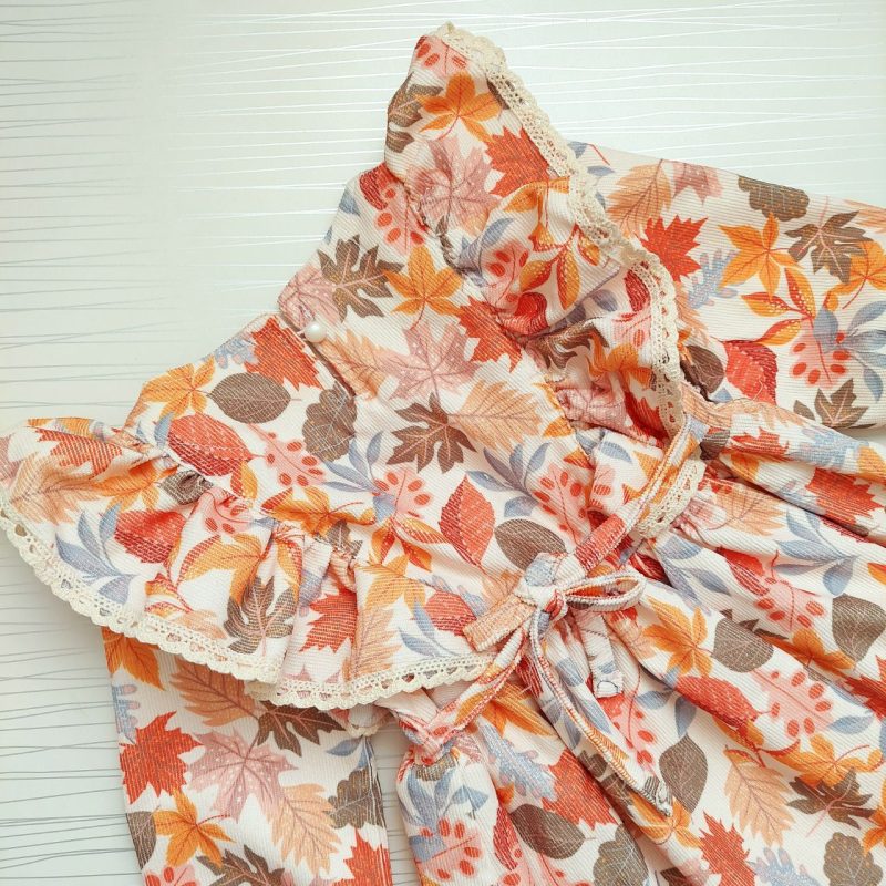 پیراهن دخترانه طرح پاییز(۳ تا ۸ سال) - Image 2