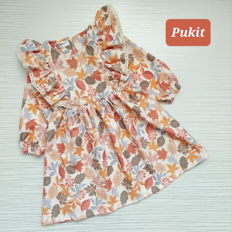 پیراهن دخترانه طرح پاییز(۳ تا ۸ سال) - Image 7