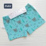 شورت پادار پسرانه طرح خرسی پک دو عددی(3 تا ۹ سال) - Image 2
