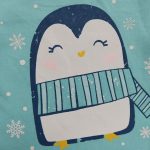 بلوز و شلوار دخترانه طرح پنگوئن برفی(1 تا 9 سال) - Image 8