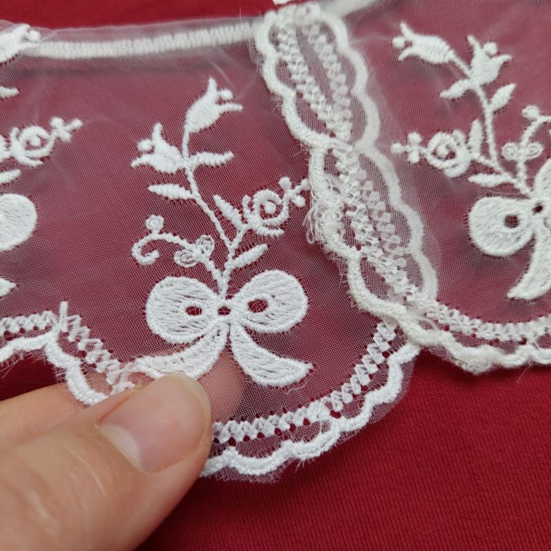 بلوز تک دخترانه یقه گیپور طرح ساناز(4 تا 11 سال) - تصویر 7