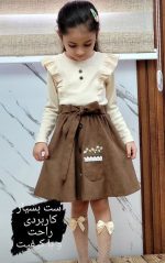 دو تیکه شومیز دامن دخترانه بهار(2 تا 9 سال) - Image 4