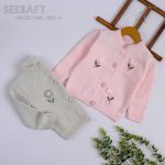 ژاکت دخترانه طرح گل(۱ تا ۸ سال)