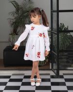 پیراهن دخترانه خامه دوزی چهار طرح(۱ تا ۹ سال) - Image 7