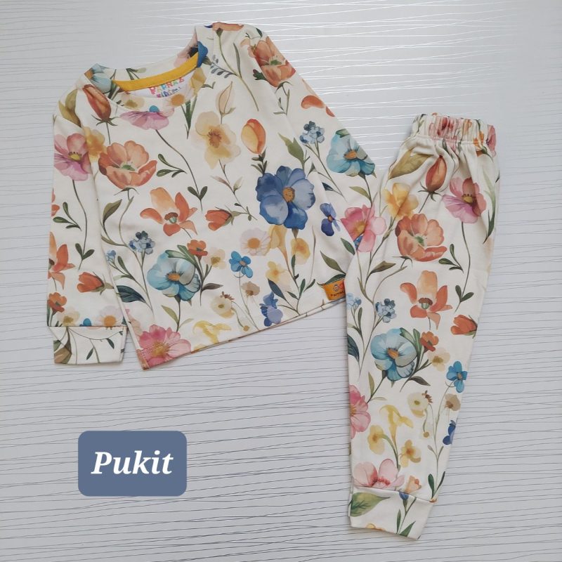 بلوز شلوار راحتی دخترانه دوطرح پرناز(1 تا 9 سال) - Image 8