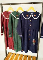 مانتو دخترانه گلدوزی شده طرح والا(10 تا 16سال)