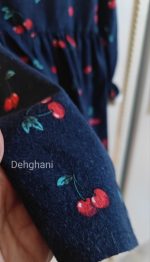 پیراهن دخترانه طرح آلبالو(2 تا 8 سال) - Image 8