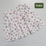 شومیز موسلین دخترانه طرح یاس(۲ تا ۷ سال)