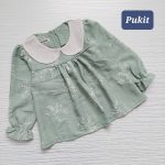 شومیز سوزن دوزی یقه ب ب(۲ تا ۸ سال)