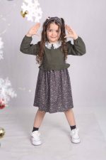 پیراهن یقه گیپور و تل طرح دالکه(3 تا 10 سال) - Image 10