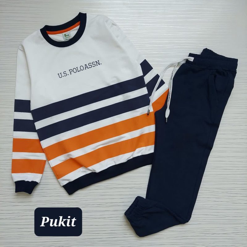 بلوزشلوارپسرانه راه راه پولو(7تا12سال) - Image 7