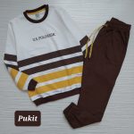 بلوزشلوارپسرانه راه راه پولو(7تا12سال) - Image 3