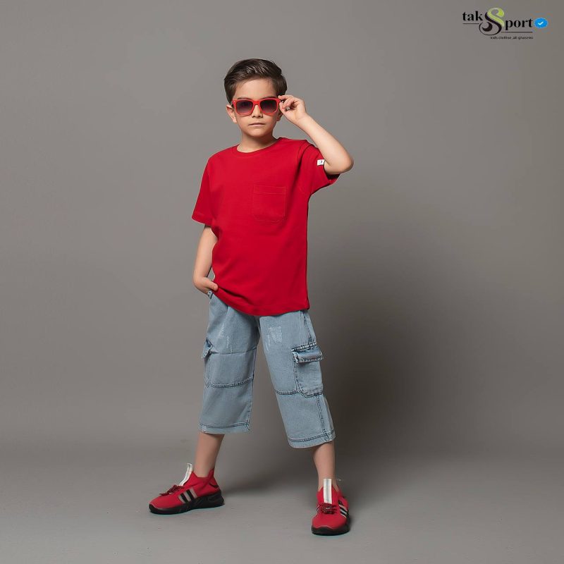 تیشرت شلوارک لی پسرانه تک اسپرت(4تا11سال) - Image 3