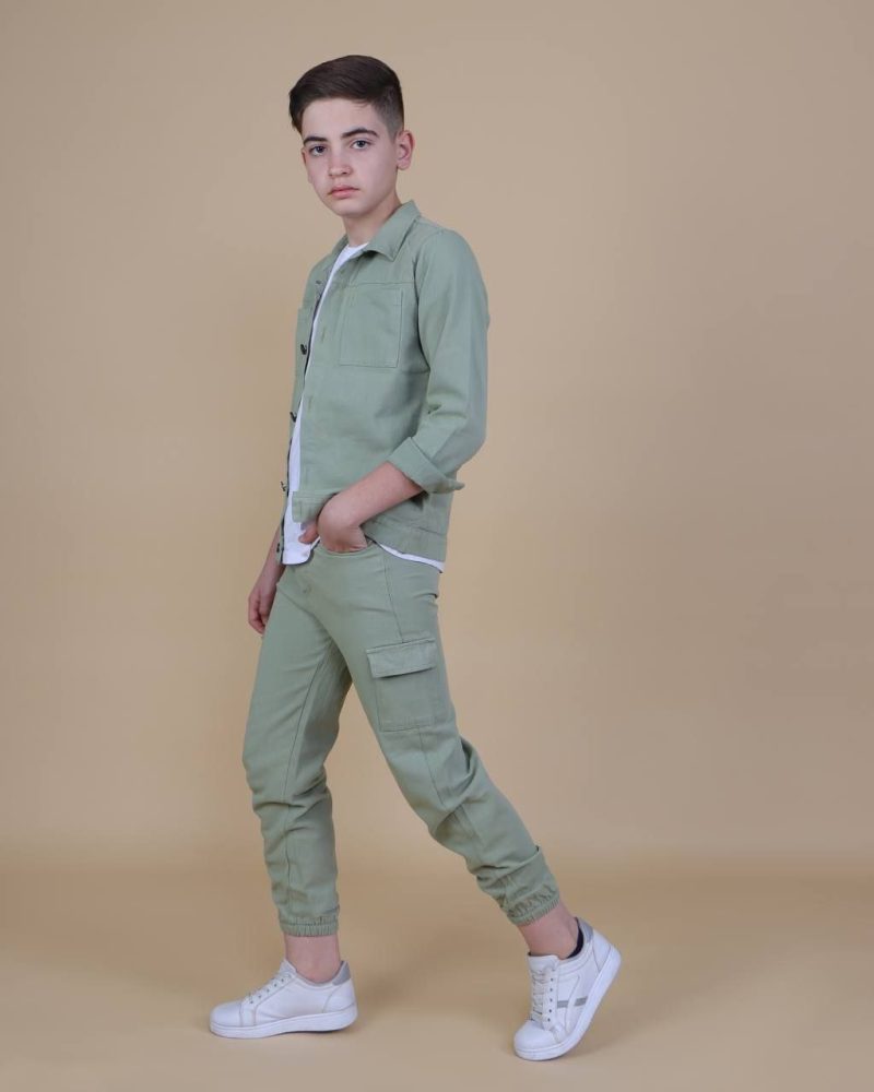 ست کت شلوارپسرانه طرح ماهان(2تا 11سال) - Image 3