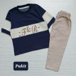 تیشرت شلوار کتان پسرانه طرح آیلی( 3تا10 سال)