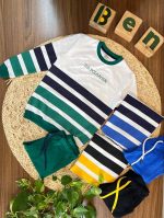 بلوزشلوارپسرانه راه راه پولو(7تا12سال) - Image 10