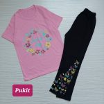 تیشرت شلوار دخترانه طرح پروانه(8 تا 11 سال) - Image 7
