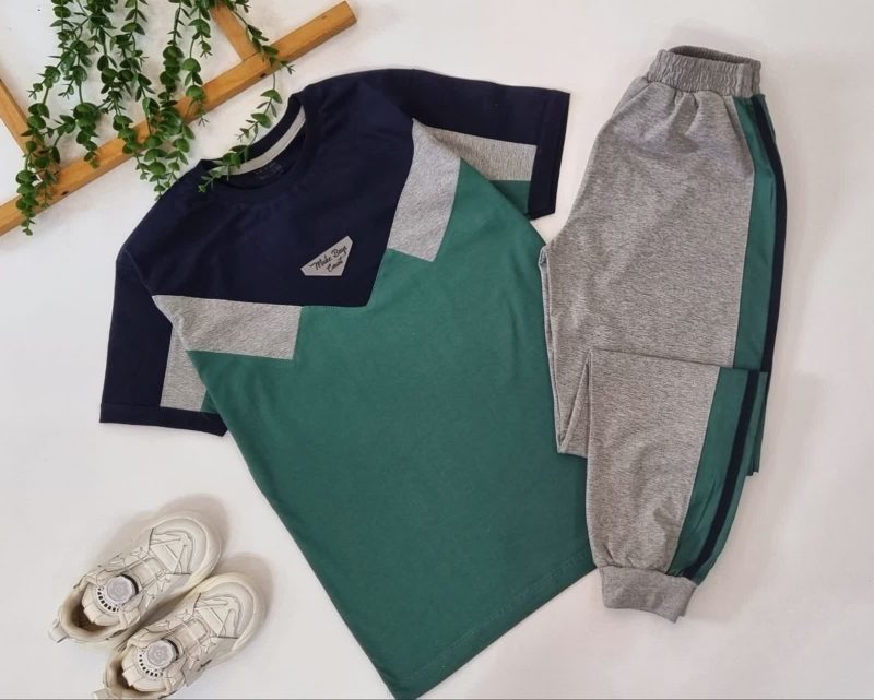 تیشرت شلوار پسرانه طرح کوهسار (10تا14سال) - Image 10