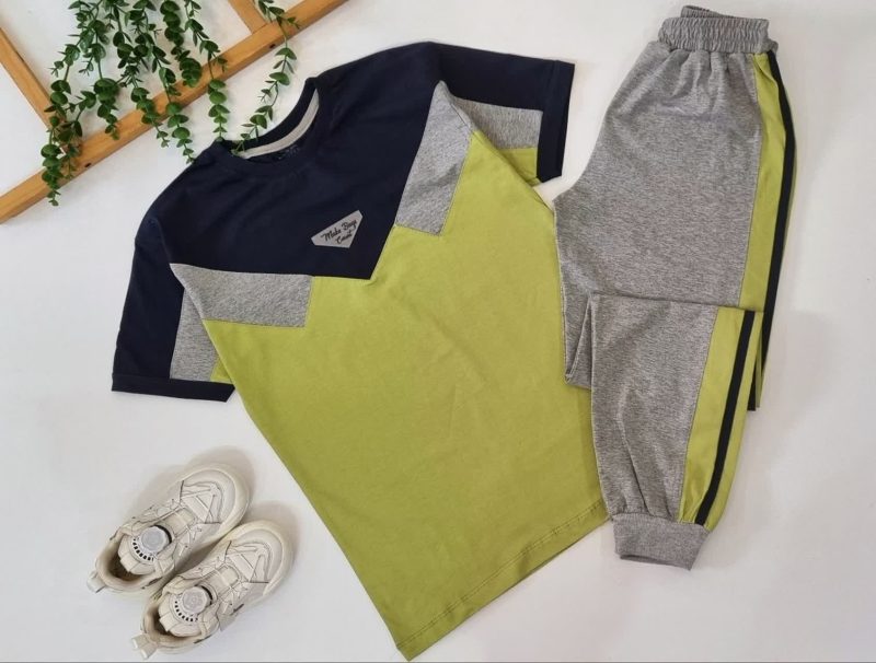 تیشرت شلوار پسرانه طرح کوهسار (10تا14سال) - Image 7