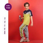 تیشرت شلوار پسرانه طرح کوهسار (10تا14سال) - Image 3