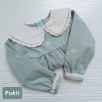 پیراهن دخترانه گلدوزی طرح حنانه(3تا8سال) - Image 6