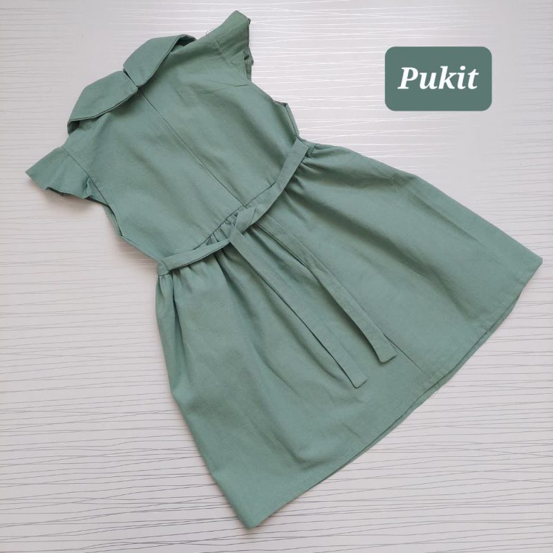 کت سارافون دخترانه طرح گندم(3تا10سال) - Image 10