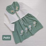 کت سارافون دخترانه طرح گندم(3تا10سال) - Image 7