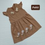 کت سارافون دخترانه طرح گندم(3تا10سال) - Image 4