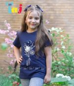 تیشرت تک دخترانه طرح دسته گل (3تا11سال) - Image 10