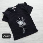 تیشرت تک دخترانه طرح دسته گل (3تا11سال) - Image 4