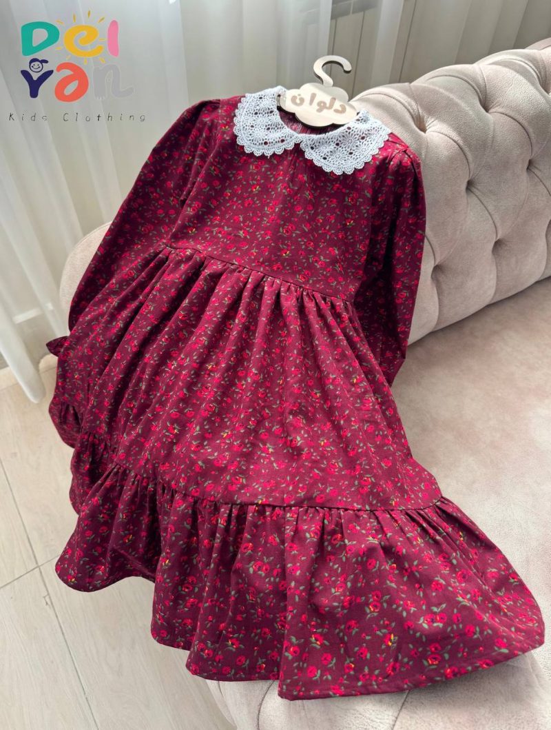 پیراهن دخترانه طرح خاتون (3تا15سال) - Image 6