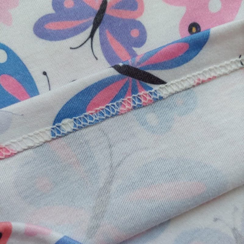 تیشرت شلوار راحتی دخترانه طرح پروانه (2تا12سال) - Image 4