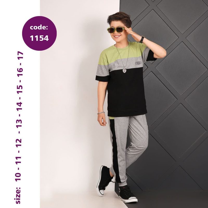 تیشرت شلوار پسرانه طرح سامان(10تا17سال) - Image 5