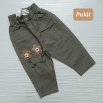 شلوار کتان دخترانه طرح گل (1/5 تا 6 سال)