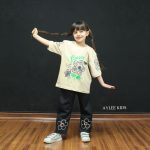 تیشرت شلوار دخترانه طرح گل تابستونی (2 تا 10سال) - Image 4