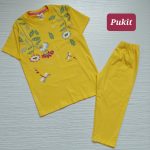 تیشرت شلوارک دخترانه طرح غنچه(9 تا 12سال) - Image 7