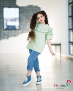 تیشرت تک دخترانه طرح پرستو(2تا13سال) - Image 4