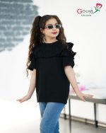 تیشرت تک دخترانه طرح پرستو(2تا13سال) - Image 3