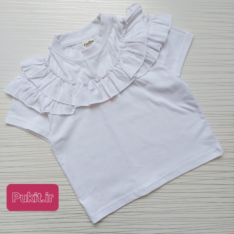 تیشرت تک دخترانه طرح پرستو(2تا13سال) - Image 16